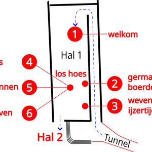 Plattegrond Hal 1
